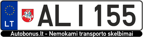 Valstybinis numeris ALI155
