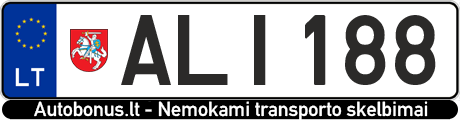 Valstybinis numeris ALI188