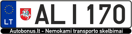 Valstybinis numeris ALI170
