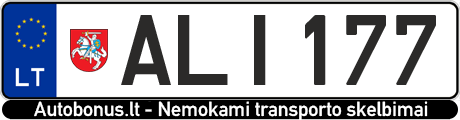 Valstybinis numeris ALI177